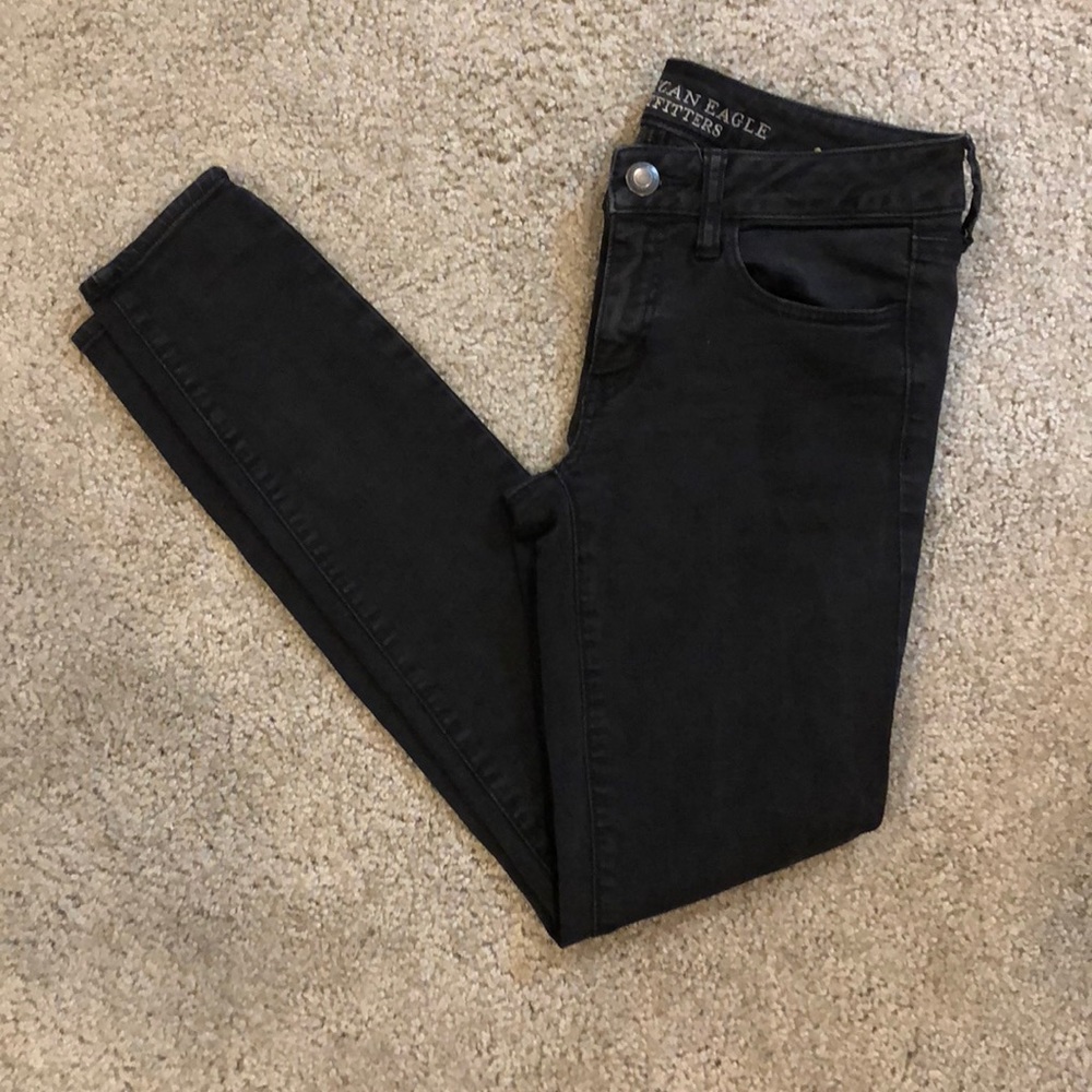 Black legging super stretch jeans